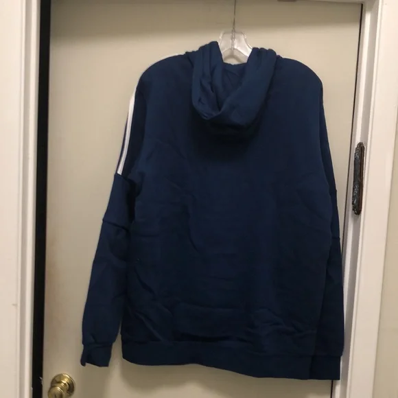 Adidas Navy Sweatshirt with White Accents - Picture 2 of 3